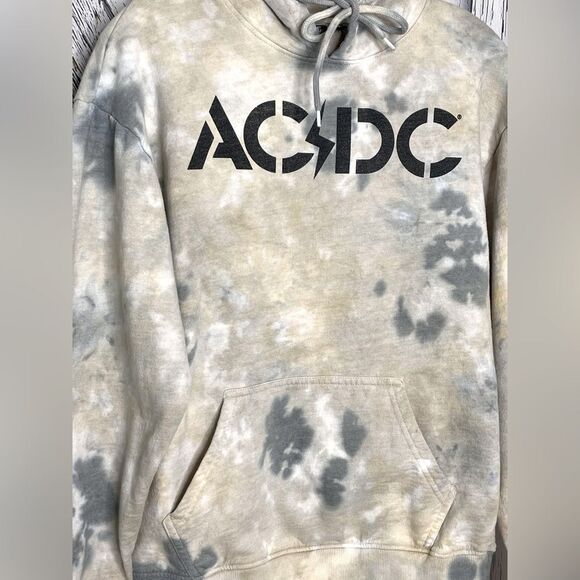 AC/DC Tie Dye Hoodie Pullover M - Picture 2 of 6
